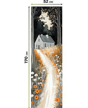 Рулонная штора «Лимкис - 510 - ширина 52 см»