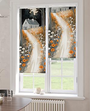 Рулонная штора «Лимкис - 510 - ширина 52 см»