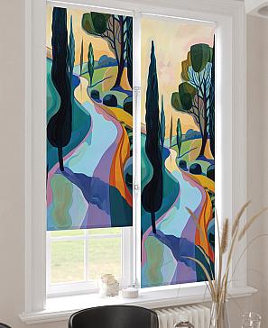 Рулонная штора «Лимкис - 522 - ширина 52 см»