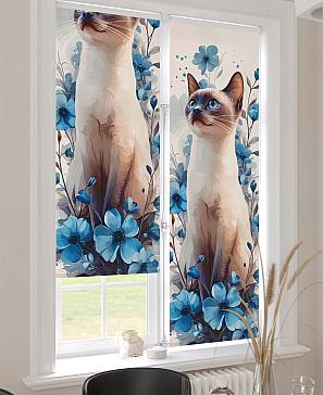 Рулонная штора «Лимкис - 530 - ширина 52 см»