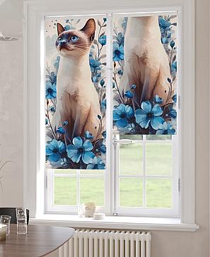 Рулонная штора «Лимкис - 530 - ширина 52 см»