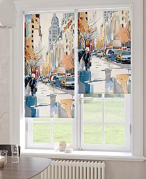 Рулонная штора «Ронлирт - 451 - ширина 57 см»