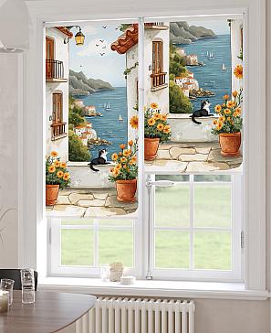 Рулонная штора «Ронлирт - 476 - ширина 57 см»