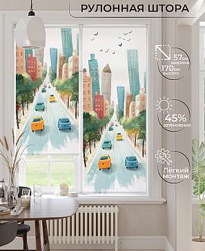 Рулонная штора «Ронлирт - 480 - ширина 57 см» | фото