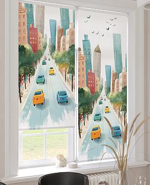 Рулонная штора «Ронлирт - 480 - ширина 57 см»