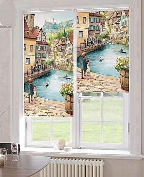 Рулонная штора «Ронлирт - 481 - ширина 57 см»