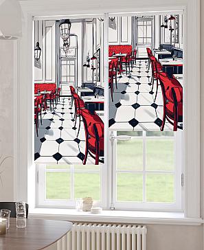 Рулонная штора «Ронлирт - 485 - ширина 57 см»