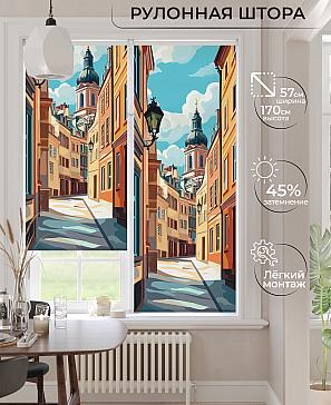 Рулонная штора «Ронлирт - 490 - ширина 57 см» | фото
