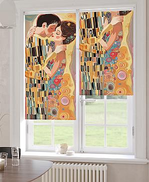 Рулонная штора «Ронлирт - 496 - ширина 57 см»