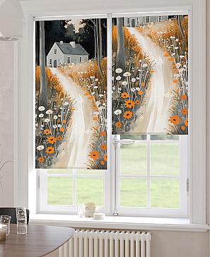 Рулонная штора «Ронлирт - 510 - ширина 57 см»