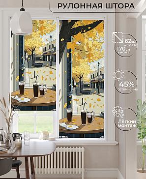 Рулонная штора «Клартис - 479 - ширина 62 см» | фото