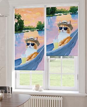 Рулонная штора «Клартис - 482 - ширина 62 см»