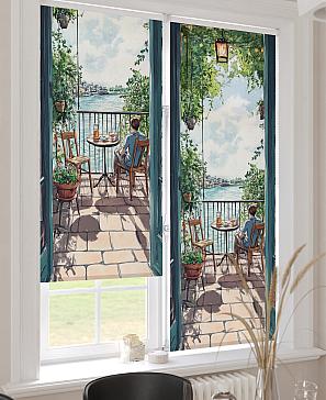 Рулонная штора «Клартис - 486 - ширина 62 см»