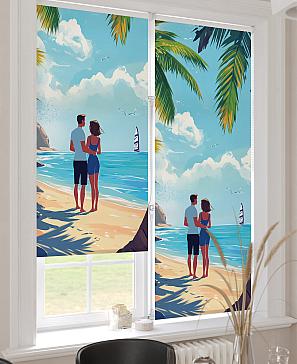 Рулонная штора «Клартис - 497 - ширина 62 см»