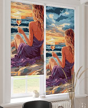 Рулонная штора «Клартис - 517 - ширина 62 см»