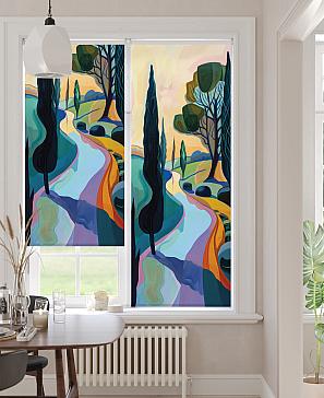 Рулонная штора «Клартис - 522 - ширина 62 см» | фото 2