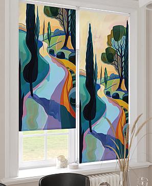 Рулонная штора «Клартис - 522 - ширина 62 см»