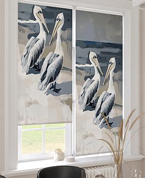 Рулонная штора «Клартис - 523 - ширина 62 см»