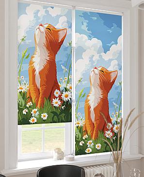 Рулонная штора «Клартис - 524 - ширина 62 см»