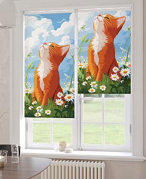 Рулонная штора «Клартис - 524 - ширина 62 см»