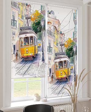 Рулонная штора «Клартис - 537 - ширина 62 см»