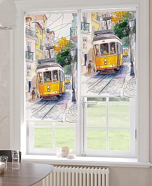 Рулонная штора «Клартис - 537 - ширина 62 см»