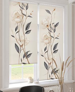 Рулонная штора «Клартис - 549 - ширина 62 см»