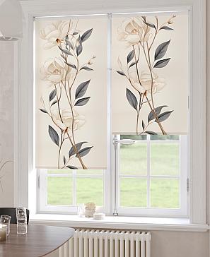 Рулонная штора «Клартис - 549 - ширина 62 см»