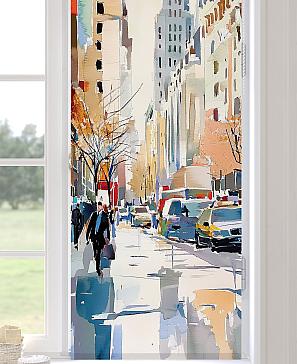 Рулонная штора «Лирикас - 451 - ширина 68 см» | фото 3