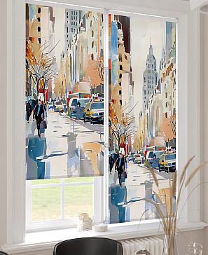 Рулонная штора «Лирикас - 451 - ширина 68 см»