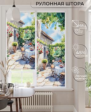 Рулонная штора «Лирикас - 452 - ширина 68 см» | фото