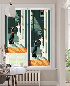 Рулонная штора «Лирикас - 458 - ширина 68 см» | фото 2