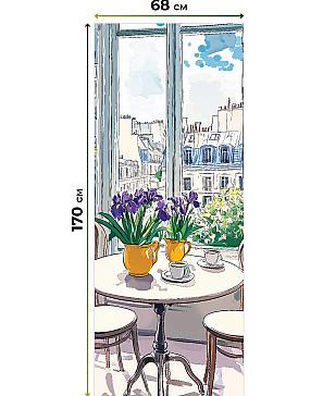 Рулонная штора «Лирикас - 460 - ширина 68 см»