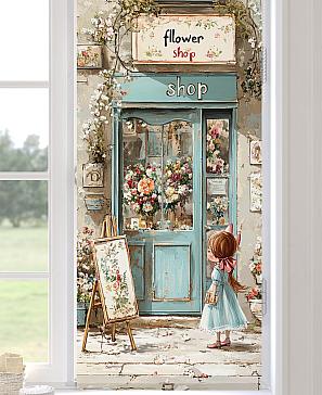 Рулонная штора «Лирикас - 464 - ширина 68 см» | фото 3