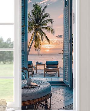 Рулонная штора «Лирикас - 467 - ширина 68 см» | фото 3