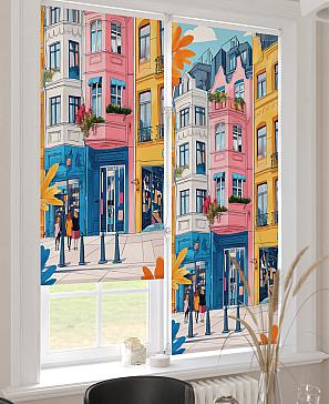 Рулонная штора «Лирикас - 469 - ширина 68 см»