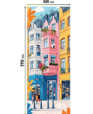 Рулонная штора «Лирикас - 469 - ширина 68 см»