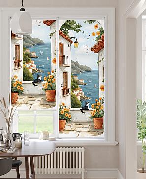 Рулонная штора «Лирикас - 476 - ширина 68 см» | фото 2