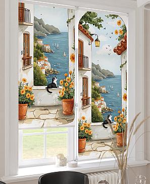 Рулонная штора «Лирикас - 476 - ширина 68 см»