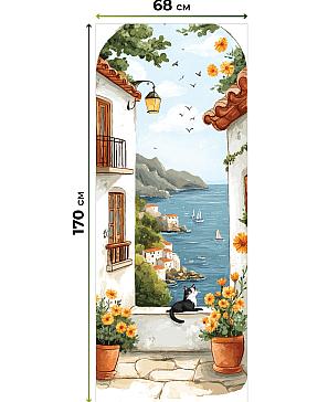 Рулонная штора «Лирикас - 476 - ширина 68 см»