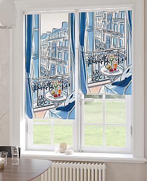 Рулонная штора «Лирикас - 477 - ширина 68 см»