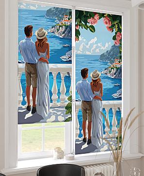 Рулонная штора «Лирикас - 483 - ширина 68 см»