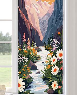 Рулонная штора «Лирикас - 484 - ширина 68 см» | фото 3