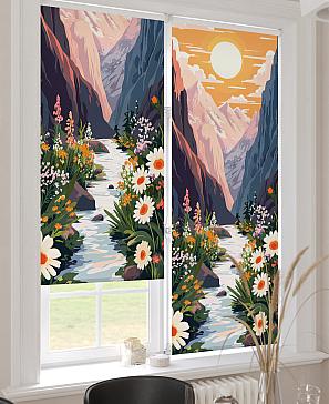 Рулонная штора «Лирикас - 484 - ширина 68 см»