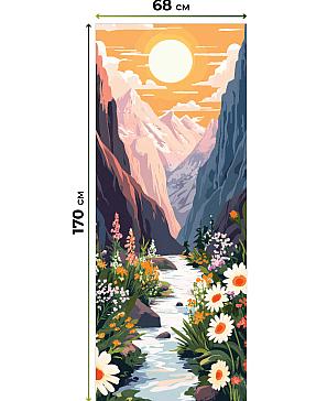 Рулонная штора «Лирикас - 484 - ширина 68 см»