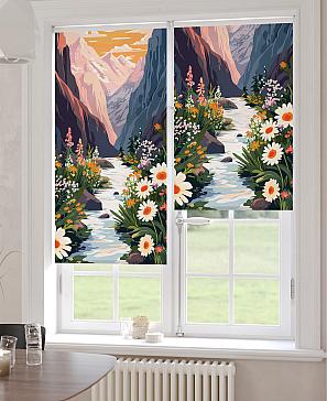 Рулонная штора «Лирикас - 484 - ширина 68 см»