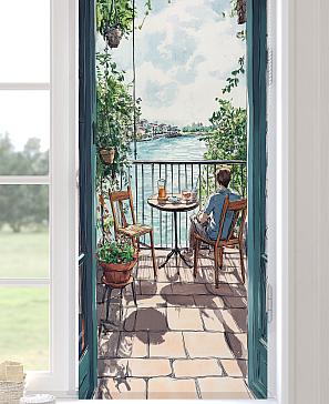 Рулонная штора «Лирикас - 486 - ширина 68 см» | фото 3