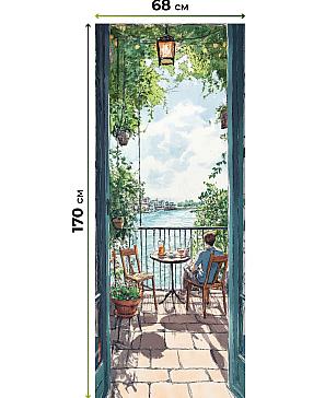 Рулонная штора «Лирикас - 486 - ширина 68 см»