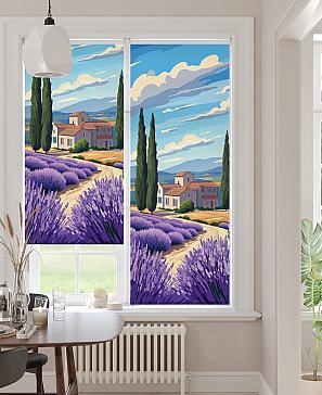 Рулонная штора «Лирикас - 487 - ширина 68 см» | фото 2