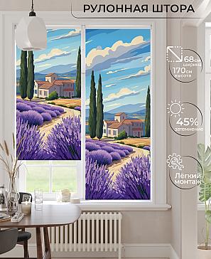 Рулонная штора «Лирикас - 487 - ширина 68 см» | фото